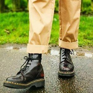 Dr. Martens 1460 Women's Arcadia Leather Lace Up Boots Size 11